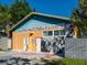 Building exterior featuring 'Rogartsiville Community Media & Arts Center' lettering and a mural at 1732 6Th St, Sarasota, FL 34236