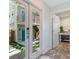 Hallway leading to the backyard, with view to laundry room at 1732 6Th St, Sarasota, FL 34236