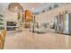 Elegant kitchen showcasing the island and designer touches at 17320 Polo Trl, Bradenton, FL 34211