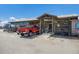 Exterior shot of old fashioned seafood establishment, with weathered wood and waterfront access at 3715 Bamboo Ter, Bradenton, FL 34210