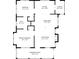 Detailed floor plan showcasing the layout of the living spaces including kitchen, living room, and bedrooms at 403 29Th Nw St, Bradenton, FL 34205