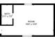Floor plan illustration showing the layout of a room next to a bathroom at 403 29Th Nw St, Bradenton, FL 34205