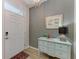 Inviting entryway with stylish console table, decor, and ample natural light at 4324 Dairy Ct, Lakewood Ranch, FL 34211