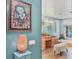 Light and bright bathroom with dual sinks, bathtub, natural light, and ceramic tile floors at 8717 Misty Creek Dr, Sarasota, FL 34241