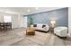 Stylish living room featuring modern decor, a comfortable seating area, and contemporary design accents at 1008 37Th W St, Bradenton, FL 34205