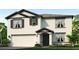 Inviting two-story home featuring a two-car garage and charming architectural details at 12063 Mountain Island Trl, Parrish, FL 34219