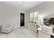 Bright office space features modern furniture, white trim, and ample natural light at 12814 Daisy Pl, Bradenton, FL 34212