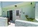 Entrance view showcasing a private outdoor space featuring a secure entrance at 1753 Dawn St # 305, Sarasota, FL 34231