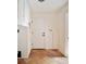 Functional mudroom with built-in storage and a door to the exterior, combining convenience and style at 1881 Orchid St, Sarasota, FL 34239