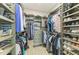 Spacious walk-in closet with custom shelving for ample storage at 220 39Th Ne St, Bradenton, FL 34208