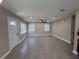 Spacious living room boasts recessed lighting, ceiling fan, and tiled floors at 2629 14Th S Ave, St Petersburg, FL 33712