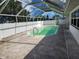 Screened-in pool provides a private and protected space to swim at 4354 Rock Creek Dr, Port Charlotte, FL 33948