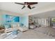 Spacious living room with comfortable seating and stylish decor at 538 Magellan Dr, Sarasota, FL 34243