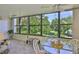 Serene sunroom filled with natural light and views of lush greenery at 548 Lakeside Dr # 0, Bradenton, FL 34210