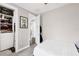 Spacious bedroom features an open closet, neutral tones and an airy feel at 7634 Windy Hill Cv, Bradenton, FL 34202