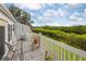 Relaxing deck overlooking lush greenery, ideal for outdoor seating and enjoying nature at 805 Waterside Ln, Bradenton, FL 34209