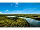 Lush greenery with a scenic view of the waterway at 1408 99Th Nw St, Bradenton, FL 34209