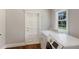 Convenient laundry room featuring modern washer and dryer and natural light at 1408 99Th Nw St, Bradenton, FL 34209