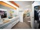 Bathroom vanity with double sinks and a view of the main bedroom at 22378 Peachland Blvd, Port Charlotte, FL 33954