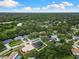 Beautiful aerial view of the property highlighting its lovely neighborhood setting and mature trees at 2559 Wood Oak Dr, Sarasota, FL 34232