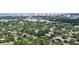 Aerial view of a neighborhood featuring tree-lined streets and charming homes showcasing a serene residential environment at 2590 Floyd St, Sarasota, FL 34239
