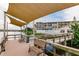 Dock seating area overlooking a lake near the apartment building at 3635 Lake Bayshore Dr # J-410, Bradenton, FL 34205