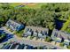 Aerial view showcasing the community and its proximity to a baseball field at 4532 Chinkapin Dr, Sarasota, FL 34232