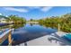 Private dock on the water offering scenic views and relaxation at 6806 Palm Dr, Holmes Beach, FL 34217