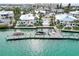 Beautiful waterfront homes with private docks, inviting pool area, and a serene water view at 999 Inlet Cir # 103, Venice, FL 34285