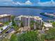 Scenic aerial shot of condo near the bay, showcasing its prime location and amenities at 1510 1St W Ave # 102, Bradenton, FL 34205