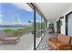 Relaxing outdoor patio with comfortable seating and beautiful views of the marina at 1510 1St W Ave # 102, Bradenton, FL 34205