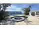 Backyard features a pool and waterfront views at 205 55Th Ave, St Pete Beach, FL 33706