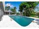 Gorgeous pool area with waterfront views, perfect for enjoying the Florida lifestyle at 259 S Polk Dr, Sarasota, FL 34236