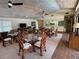 The clubhouse features seating and a serving bar, offering a versatile space for relaxation and gatherings at 3810 75Th W St # 137, Bradenton, FL 34209