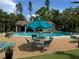 Community pool features a lounging area, tables and chairs and clear blue water for those hot summer days at 3810 75Th W St # 137, Bradenton, FL 34209
