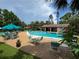 Community pool features a lounging area, tables and chairs and clear blue water for those hot summer days at 3810 75Th W St # 137, Bradenton, FL 34209