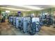 Well-equipped gym with modern weight training machines, treadmills, and stationary bikes at 4916 Tivoli Run, Bradenton, FL 34211