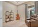 Office includes a window, neutral paint, an area rug, and a brown leather recliner at 4916 Tivoli Run, Bradenton, FL 34211