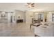 Open floor plan seamlessly connects the kitchen, dining, and living areas for easy living at 4916 Tivoli Run, Bradenton, FL 34211