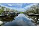 Community boat slips providing a scenic waterfront view and convenient access to the open water at 5620 Whitehead St, Bradenton, FL 34203