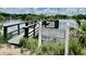 Community observation deck with a sign indicating fishing and non-motorized vessels only at 5620 Whitehead St, Bradenton, FL 34203