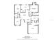 Detailed floor plan showcasing the layout of this 1324 sq ft home including bedrooms, bathrooms, living room, and kitchen at 853 Albritton Ave, Sarasota, FL 34232