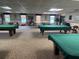 Spacious game room with billiards, ping pong and foosball tables for leisure at 10037 62Nd N Ter # 23, St Petersburg, FL 33708