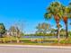 Picturesque pond view surrounded by lush landscaping and mature trees at 10037 62Nd N Ter # 23, St Petersburg, FL 33708