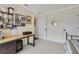 Bedroom featuring a built-in desk area for focused work or study at 1071 Owl Dr, Englewood, FL 34223