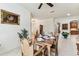 Classic dining room with wood furniture, tile flooring, and an open layout at 11009 Wildcat Dr, Riverview, FL 33579