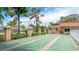 Active shuffleboard area in a community with well maintained courts perfect for fun and active residents at 1257 S Portofino Dr # 306, Sarasota, FL 34242