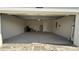 Spacious two-car garage with ample room for vehicles and storage at 14312 Crimson Ave, Bradenton, FL 34211