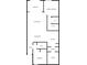 Simple floor plan showcasing the layout of this home, including kitchen, living and bed rooms at 2411 New Haven Cir # 70, Sun City Center, FL 33573