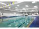The community offers an indoor pool with lane lines, perfect for swimming laps year-round, rain or shine, in a climate controlled space at 2411 New Haven Cir # 70, Sun City Center, FL 33573